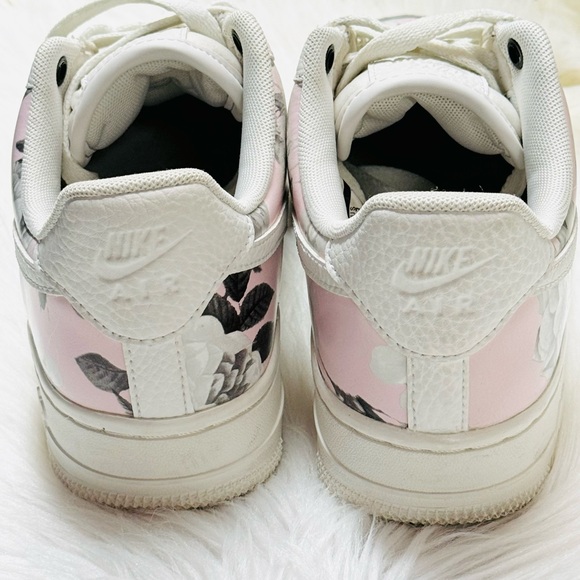 Nike Air Force 1 Pink Floral Sneakers - Picture 5 of 7